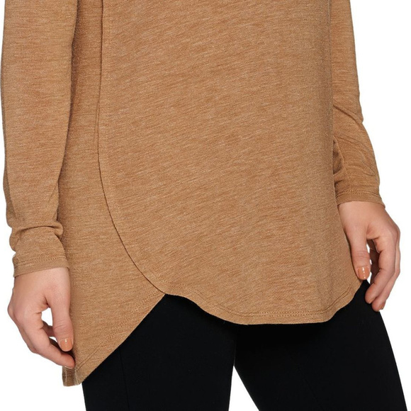 LISA RINNA CAMEL TAN BROWN SWEATER MEDIUM - Picture 3 of 5